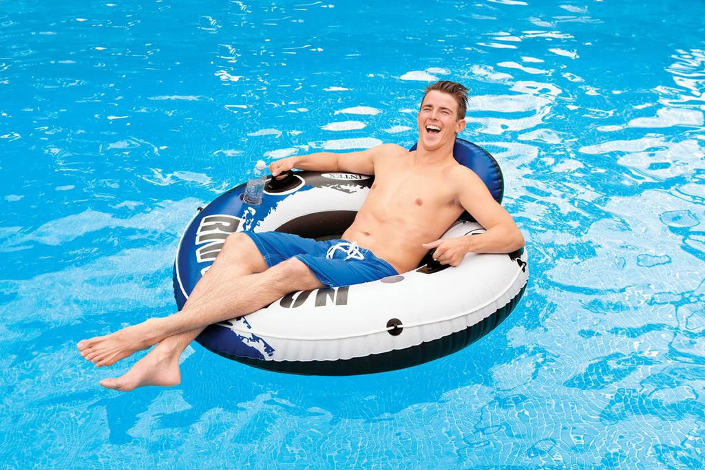 Inflatable 2 Person Float (2 Pack) + Single Tube Y16054