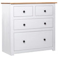 Pinewood Sideboard with 4 Storage Drawers A5988