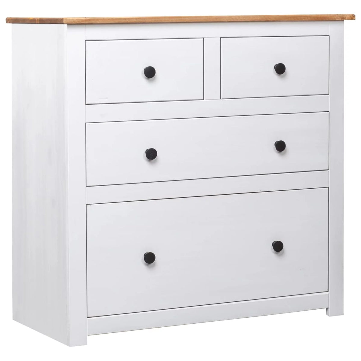 Pinewood Sideboard with 4 Storage Drawers A5988