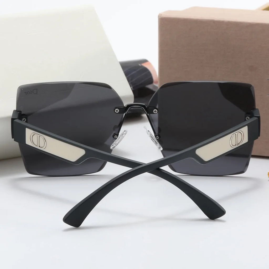 4 color polarized rimless sunglasses A444286