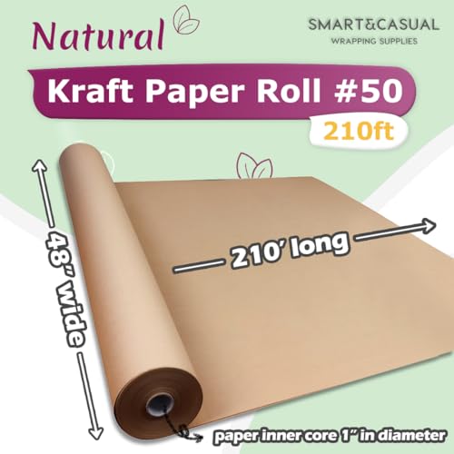 Brown Kraft Craft Paper Roll 70GSM 50LB Z87920