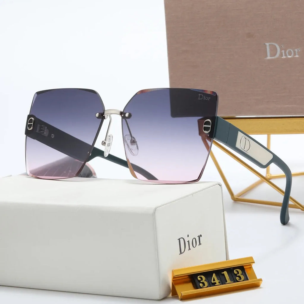 4 color polarized rimless sunglasses A444286