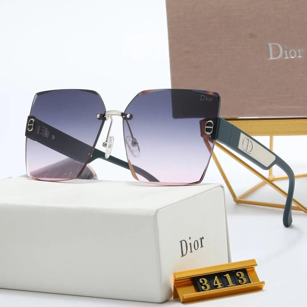 4 color polarized rimless sunglasses A444286