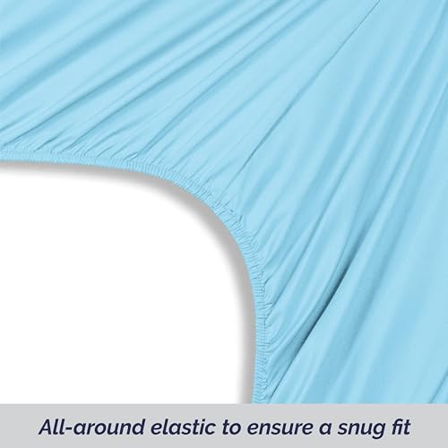 Super Soft 6-Pack Extra Deep Pocket Microfiber Fitted Sheet Twin XL Navy S82800