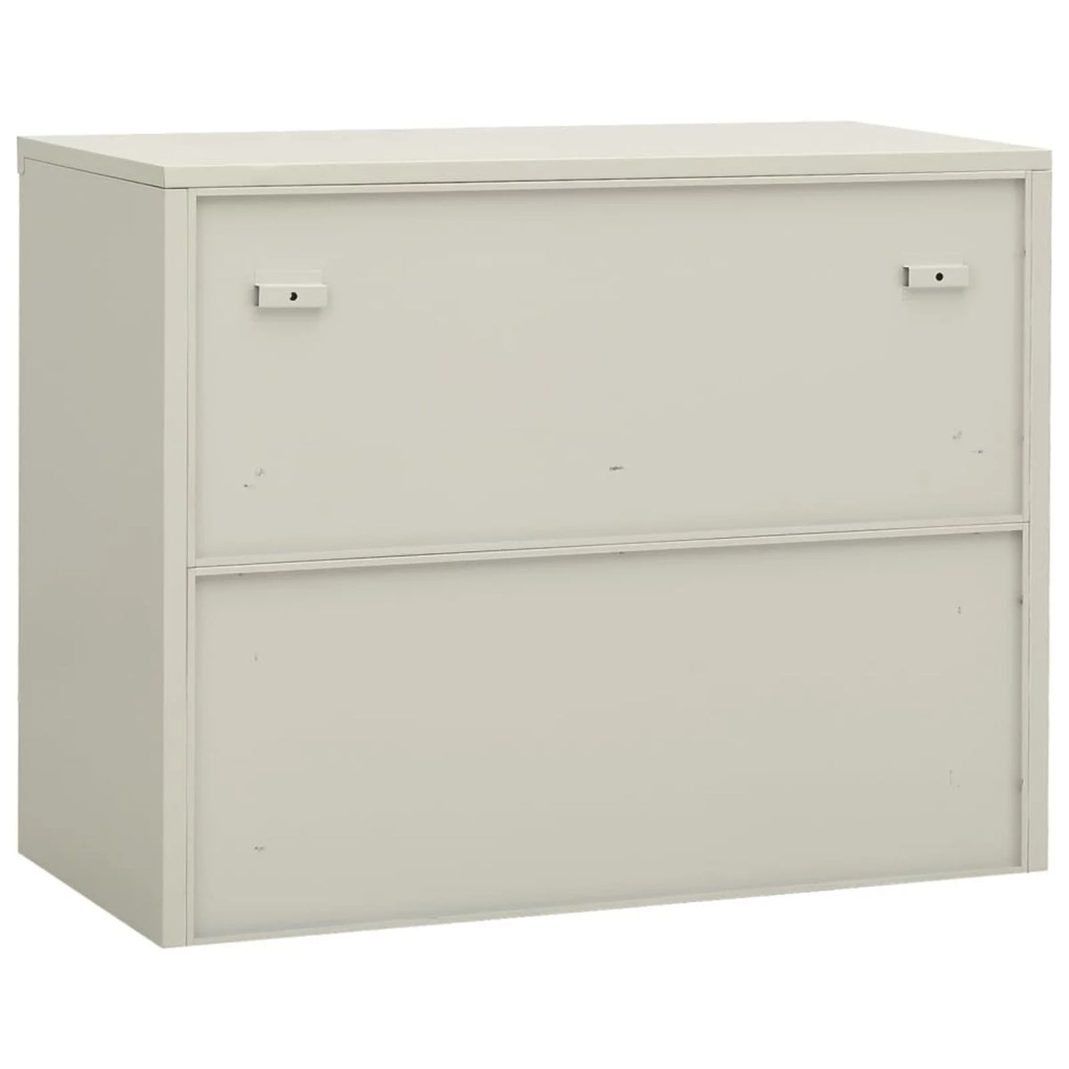 Light Gray 2 Glass Door Steel Filing Cabinet A81598