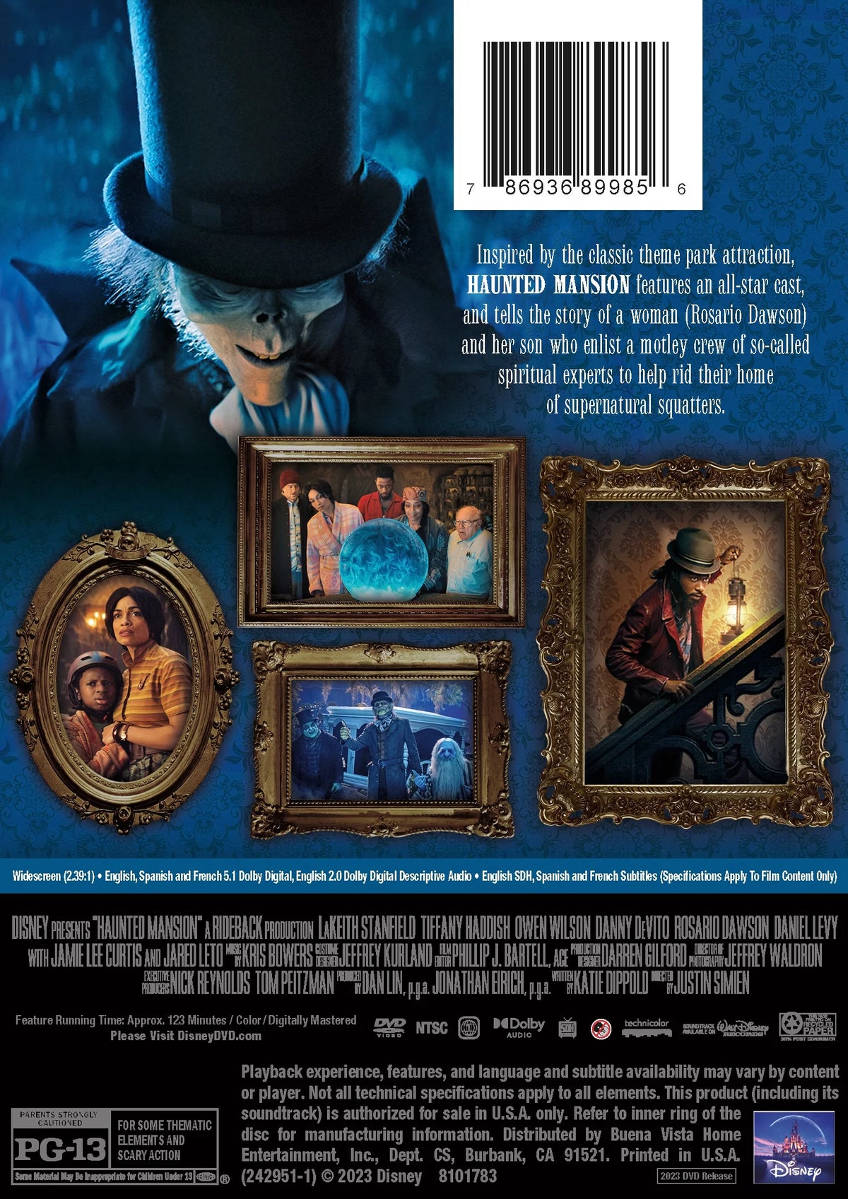 Haunted Mansion DVD R50130