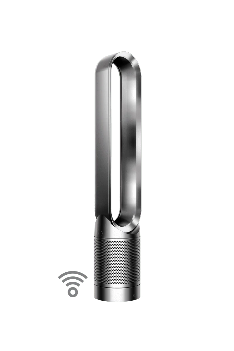 White Silver Tower Air Purifier Fan A159105