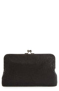 Black Mesh Clutch C55613