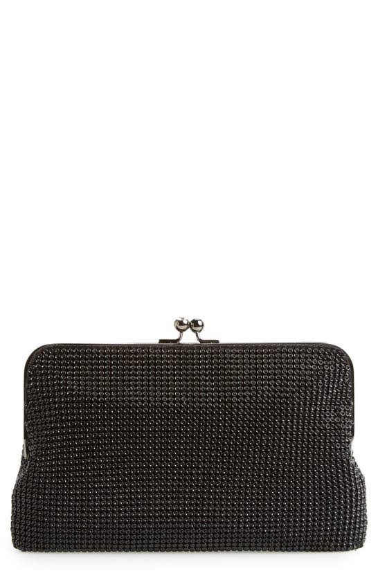 Black Mesh Clutch C55613