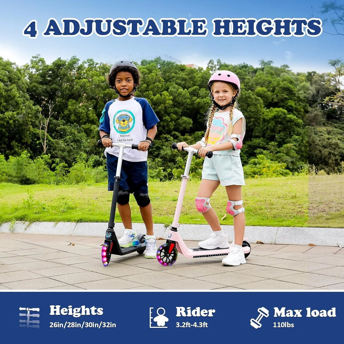Electric Scooter for Kids 120W Pink T45502