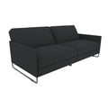 Grey Linen Convertible Futon B714893