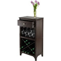 Dark Espresso Modular Wine Cabinet S700728
