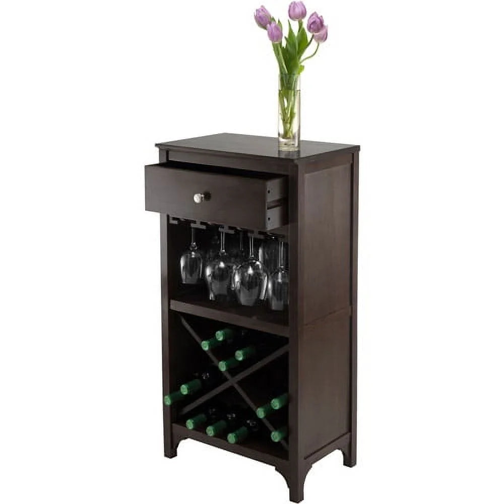 Dark Espresso Modular Wine Cabinet S700728
