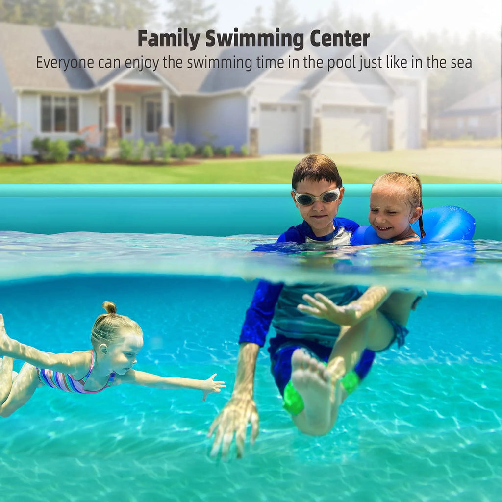 Inflatable Rectangular Family Swimming Pool T179732