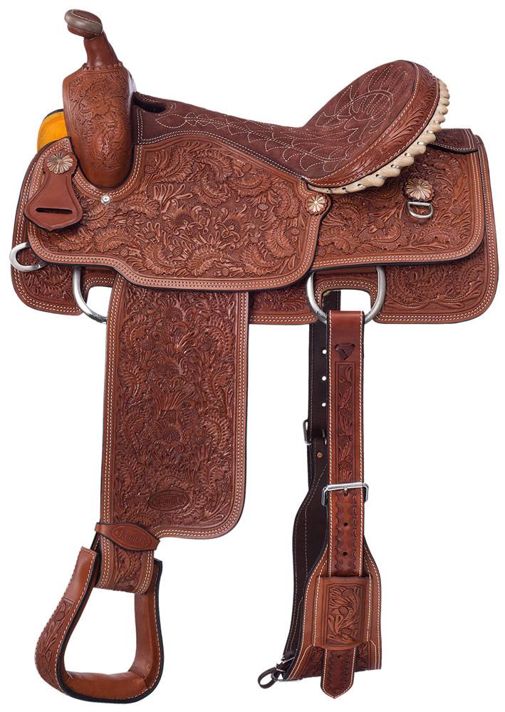 Silver Calf Roper Saddle 16in D514561