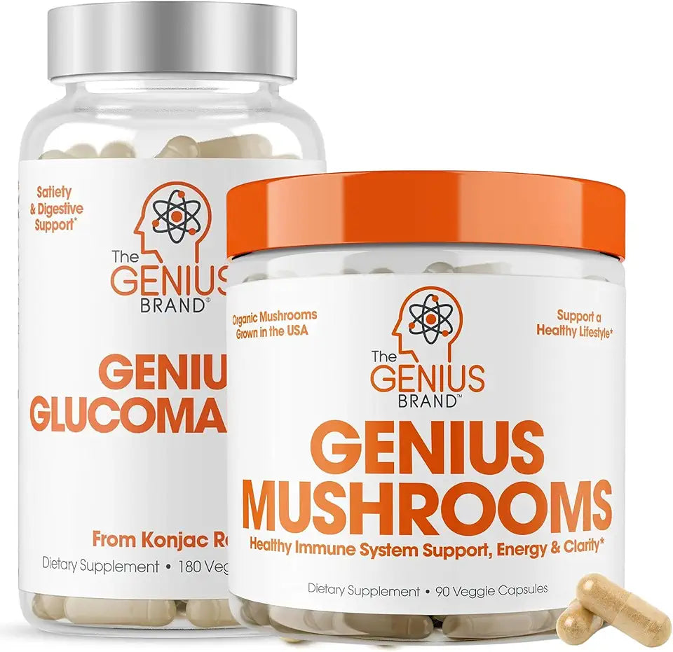 Glucomannan Fiber Capsules & Mushroom Supplement O2447