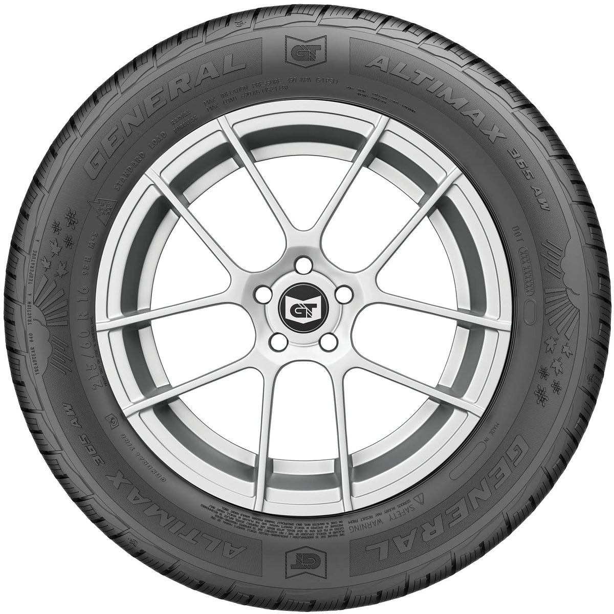 All Weather 255/50R19 107V XL Passenger Tire H5826