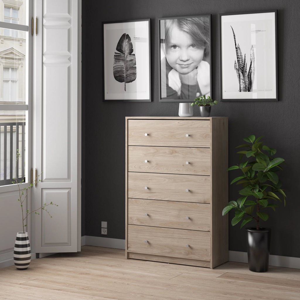 5 Drawer Chest Grey A2149