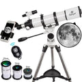 70mm Aperture 400mm Astronomical Refracting Telescope with Carry Bag B855237