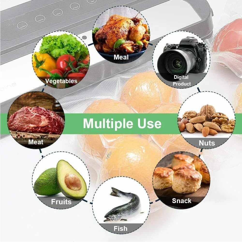11" x 50' & 8" x 50' BPA Free Vacuum Sealer Bags X737556