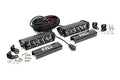 6-Inch Chrome Single Row LED Light Bar Pair I108