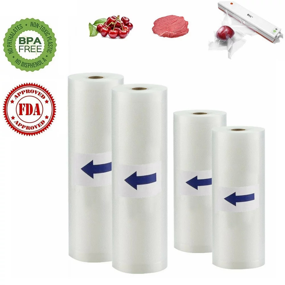 11" x 50' & 8" x 50' BPA Free Vacuum Sealer Bags X737556