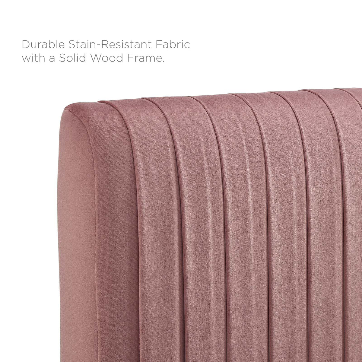 Full Size Velvet Platform Bed Frame P874790