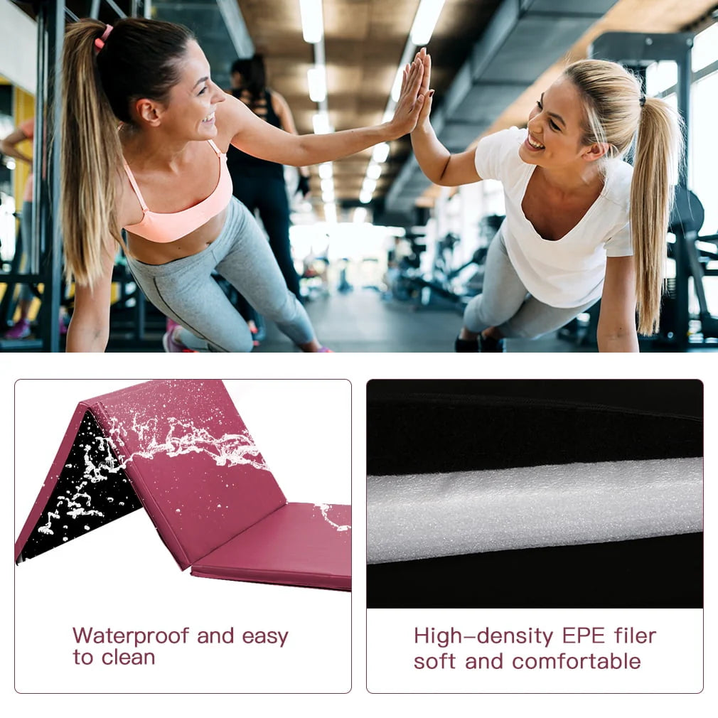 4'x8'x2 Folding Gymnastics Mat W2951