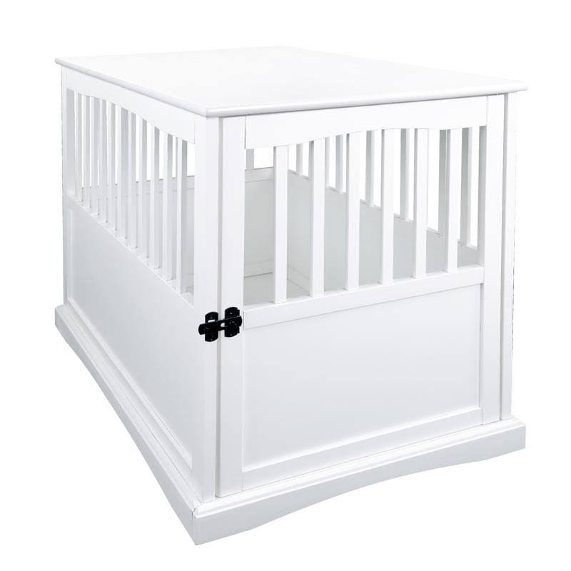 Walnut Pet Crate End Table T570