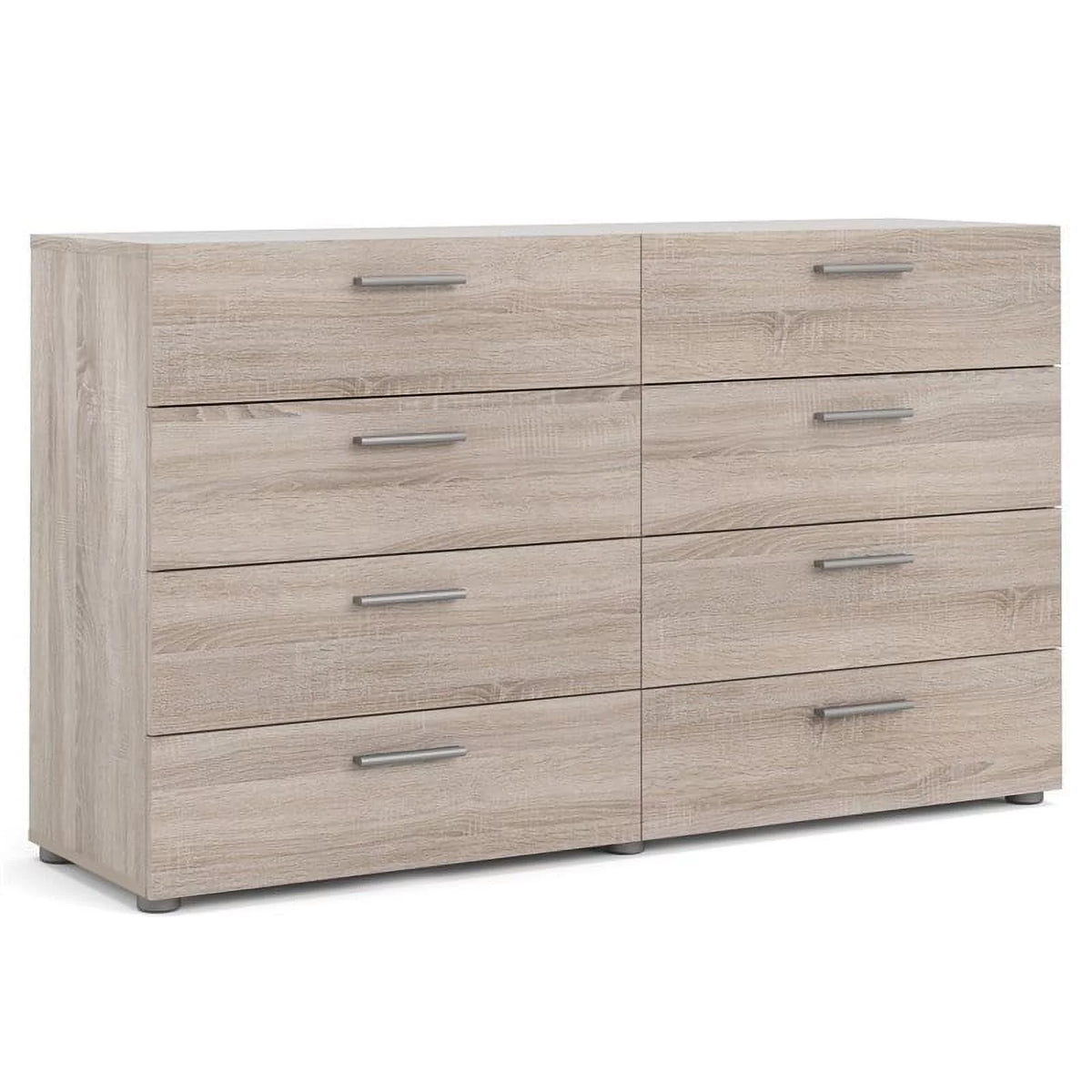 4 Piece Bedroom Set with 8 Drawer Dresser, 4 Drawer Chest, Two 2 Drawer Nightstands S93828