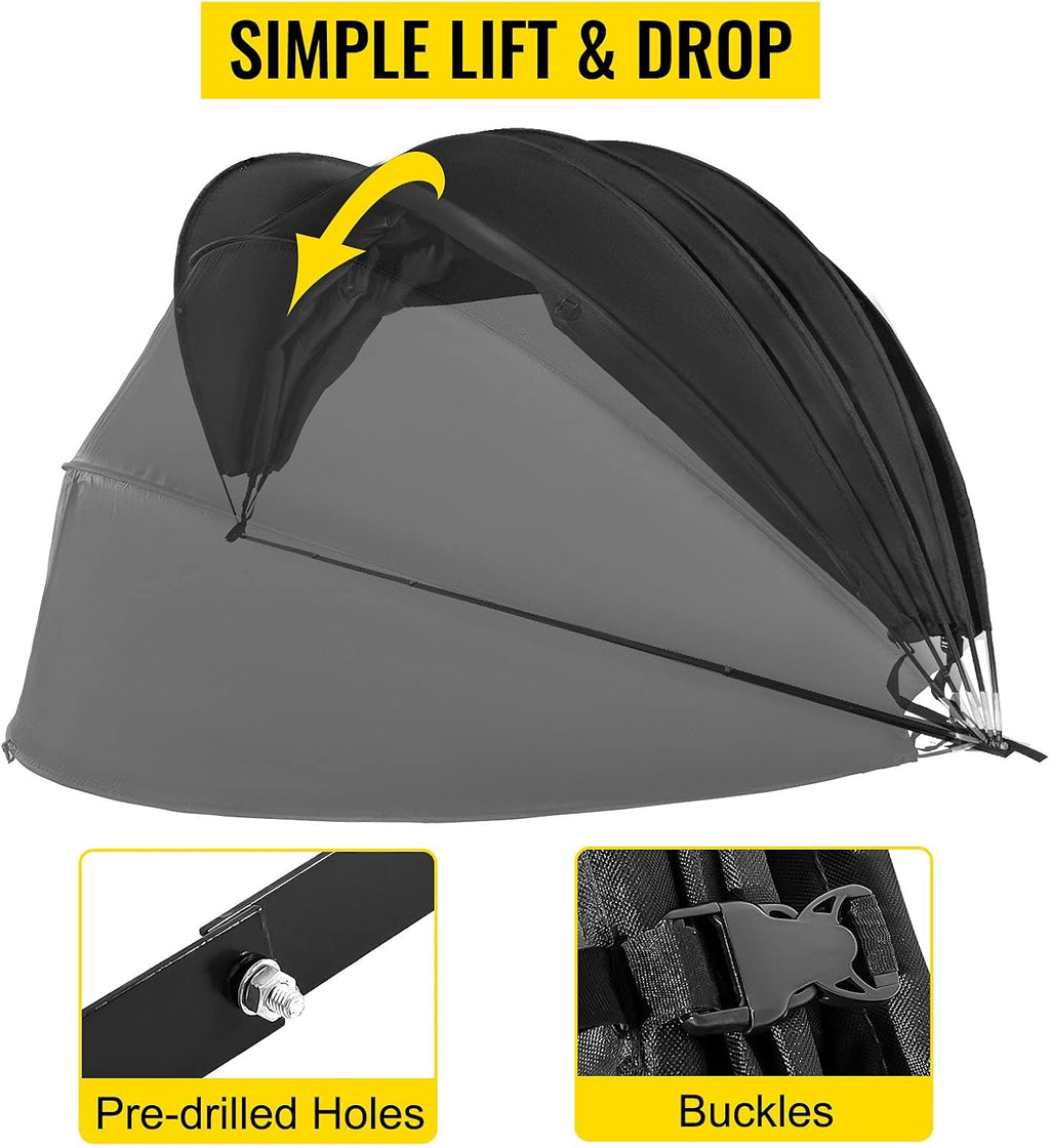 Waterproof 600D Oxford Motorcycle Cover with Carry Bag K1139