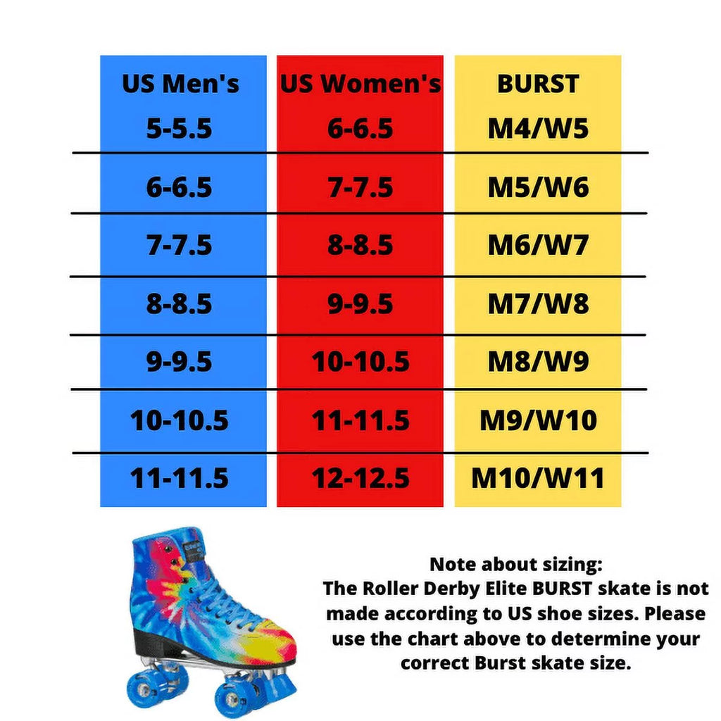 Tie Dye Roller Skate K441408