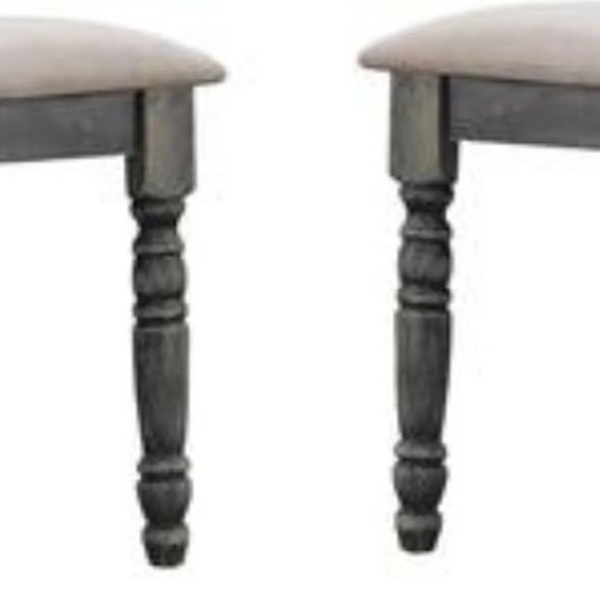 Fabric Upholstered Wooden Side Chair Set of 2 E506737