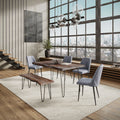 Solid Wood 60" Live Edge Dining Table C149101