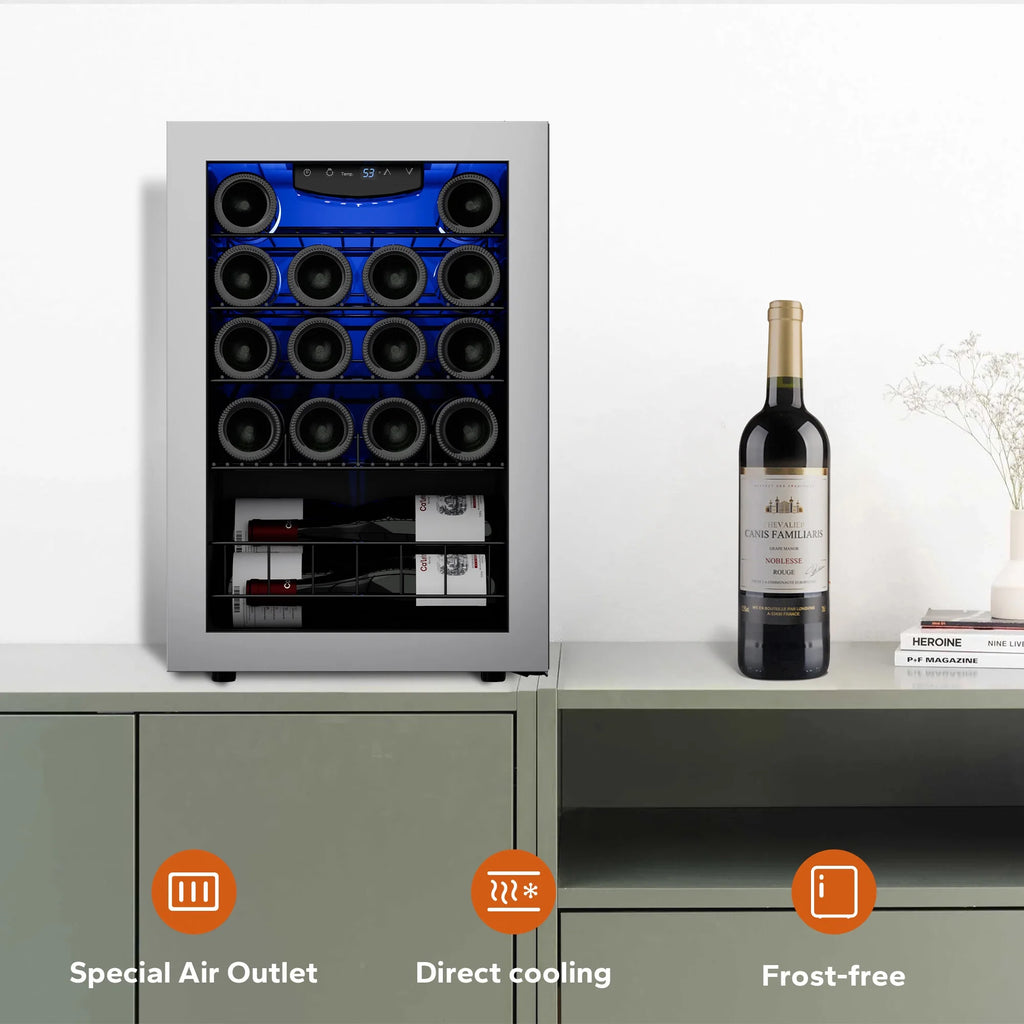 20 Bottle Wine Refrigerator with Glass Door P87291