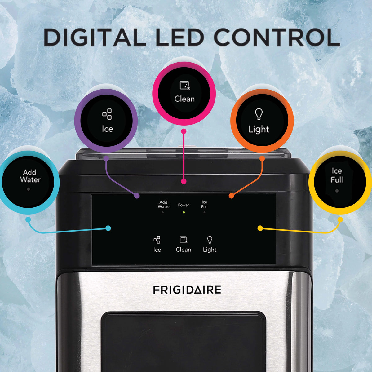 44 lbs. Nugget Ice Maker Stainless Steel L788
