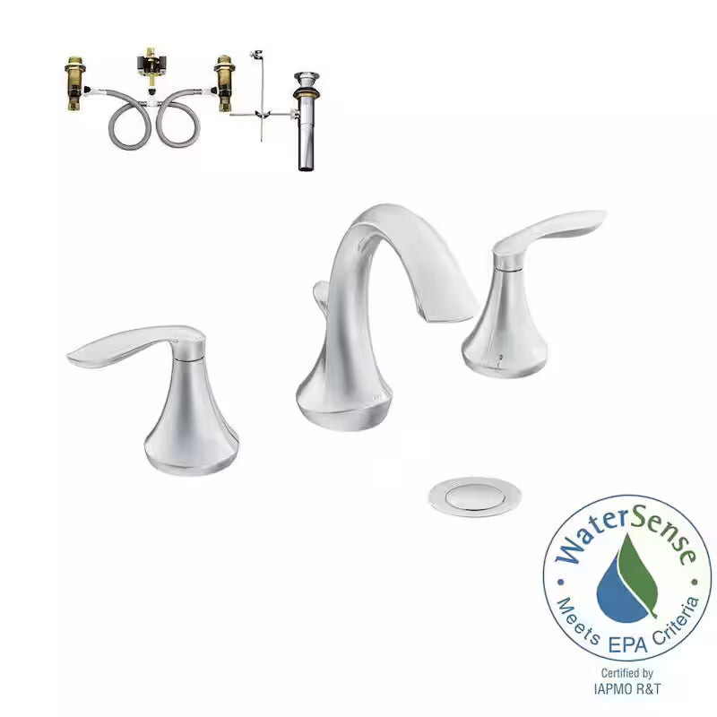 2-Handle Bathroom Faucet Trim Kit in Chrome O219184