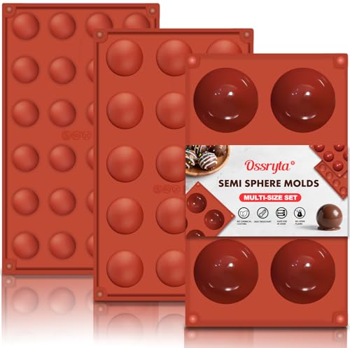 Semi-Sphere Silicone Baking Mold Set J1527