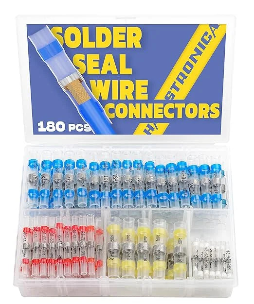 180PCS Waterproof Solder Seal Wire Connectors Z4151