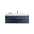 60 in. Single Sink Wall Mount Gray Oak Bathroom Vanity T708
