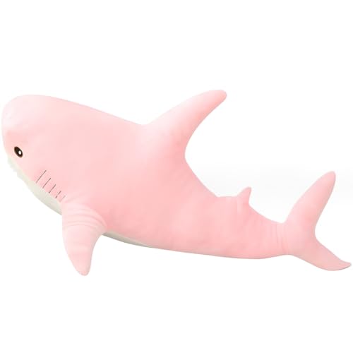 Blue 31-inch Shark Plush Toy Pillow H44356