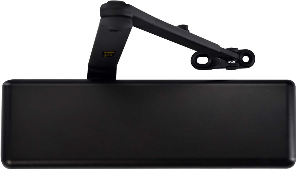 Heavy Duty Commercial Door Closer Matte Black Cast Iron Grade 1 E7067