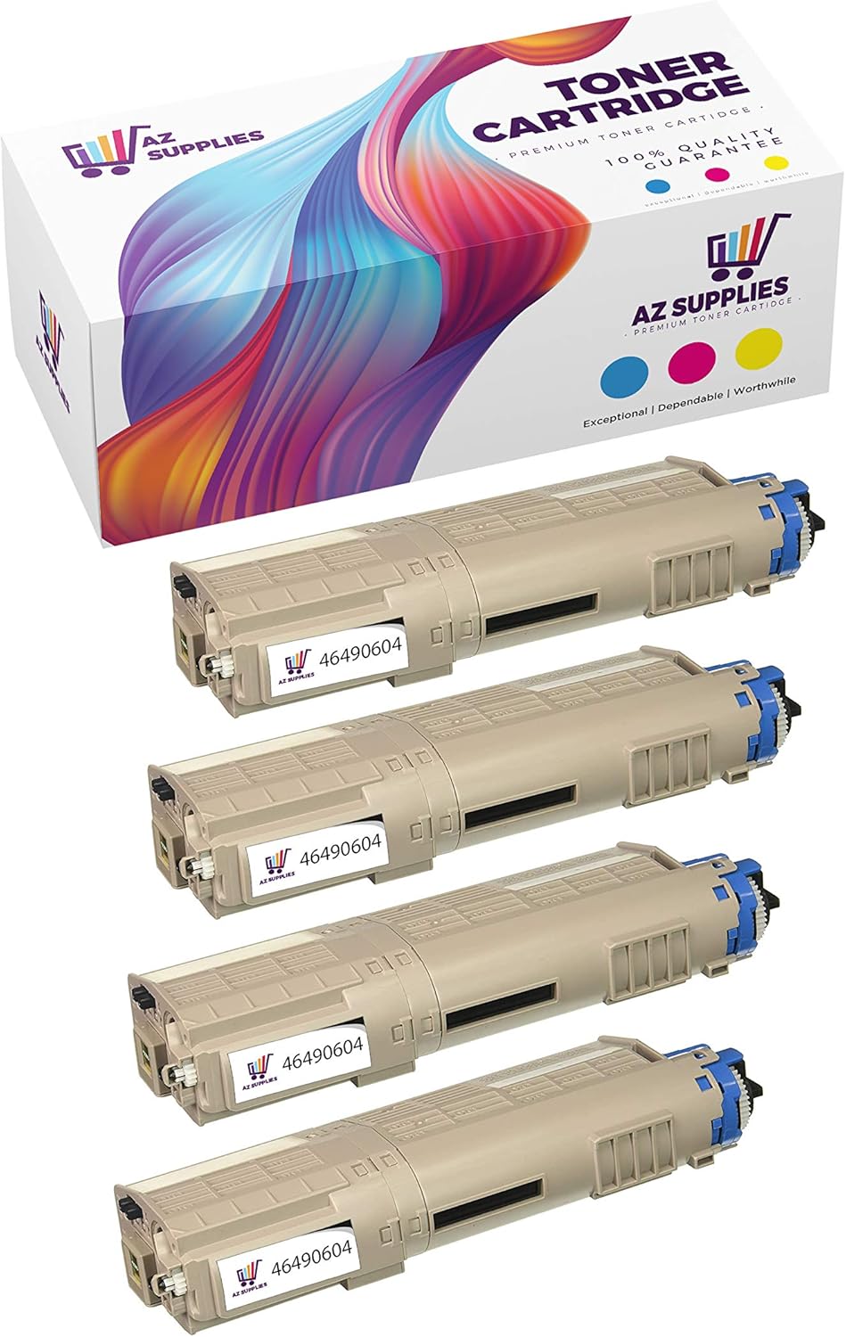 Compatible Black Toner Cartridge 4 Packs A27901
