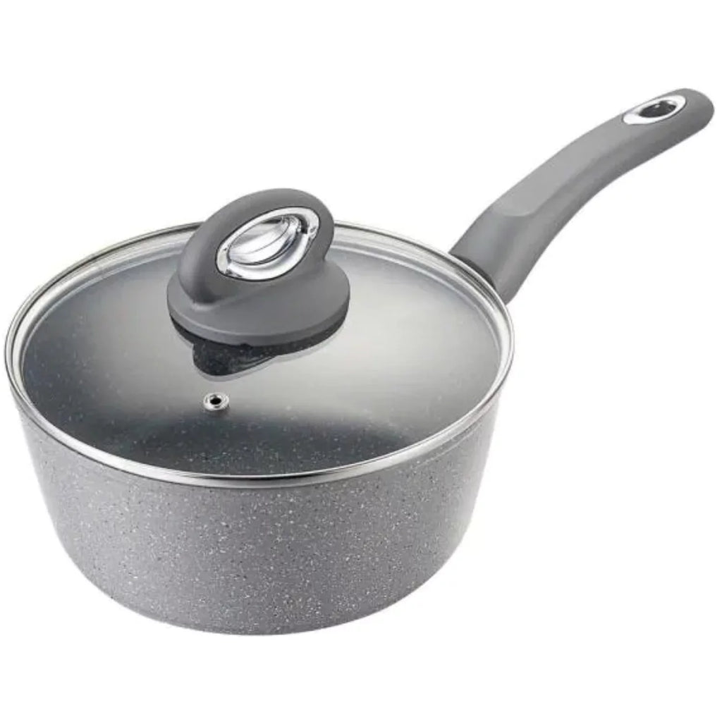 Aluminum 2.5 Quart Sauce Pan with Glass Lid M23391