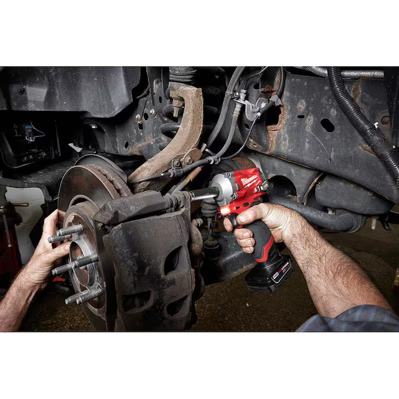 12V Lithium-Ion Brushless Cordless 3/8 in. Impact Wrench Kit with 5.0 Ah Battery R1564