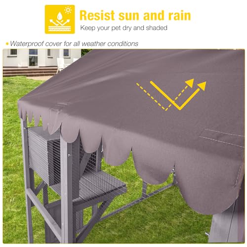 Outdoor Cat Enclosure with Bridges P5475