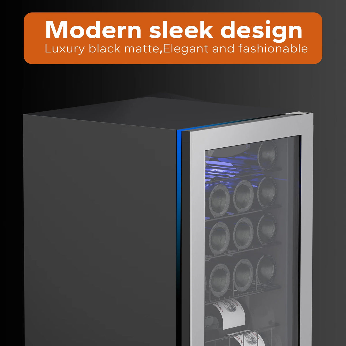 20 Bottle Wine Refrigerator with Glass Door P87291