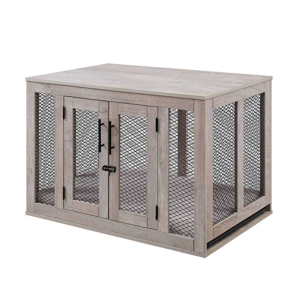 Dog Crate with Cushion and Tray P24836