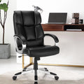 Black Ergonomic High Back Leather Office Chair H3364