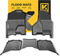 Black TPE Floor Mats 1st and 2nd Row X637591